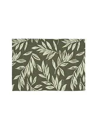 SANDER | Tischset LEAVES 35x50cm Khaki | 